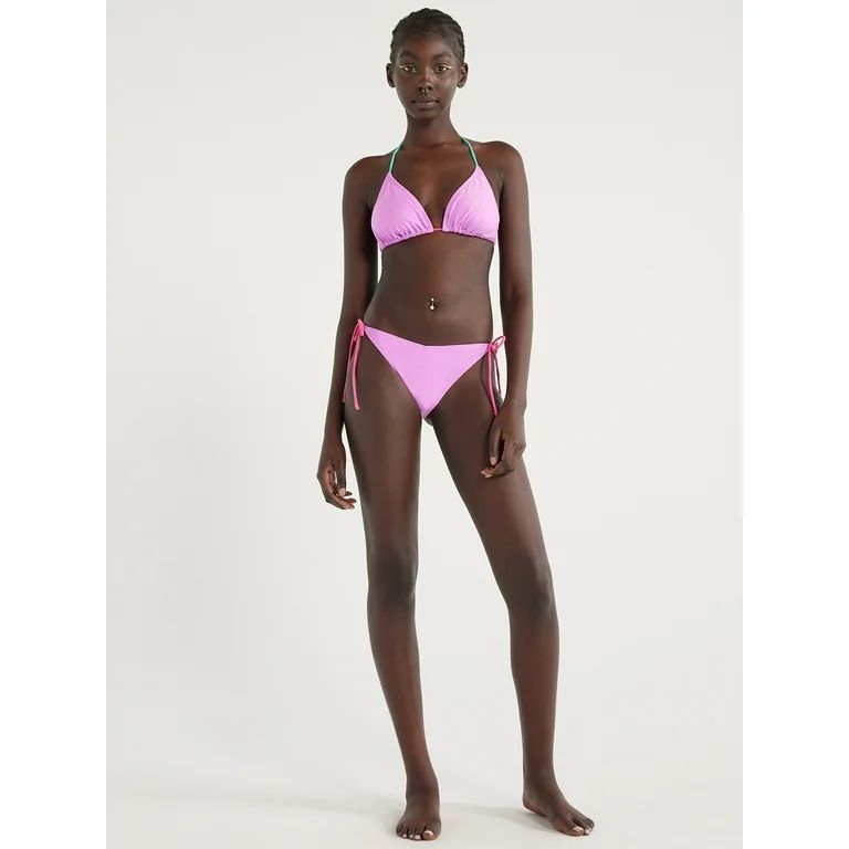No Boundaries Juniors’ String Bikini Bottoms, Sizes S-XXL | Walmart (US)