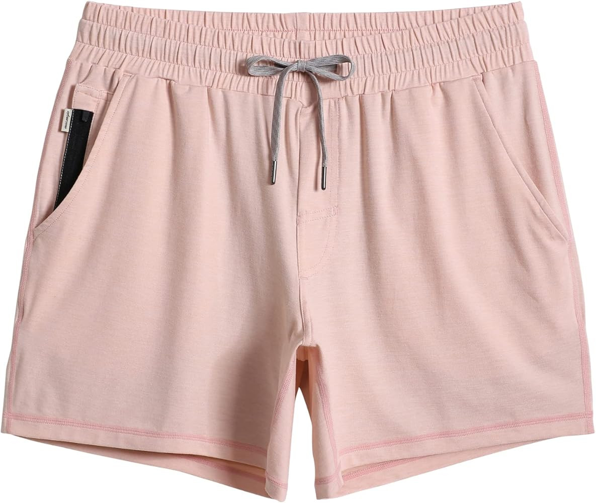 maamgic Mens Workout Shorts 5" Short Shorts Soft Stretch Running Gym Athletic Shorts with Zip Poc... | Amazon (US)