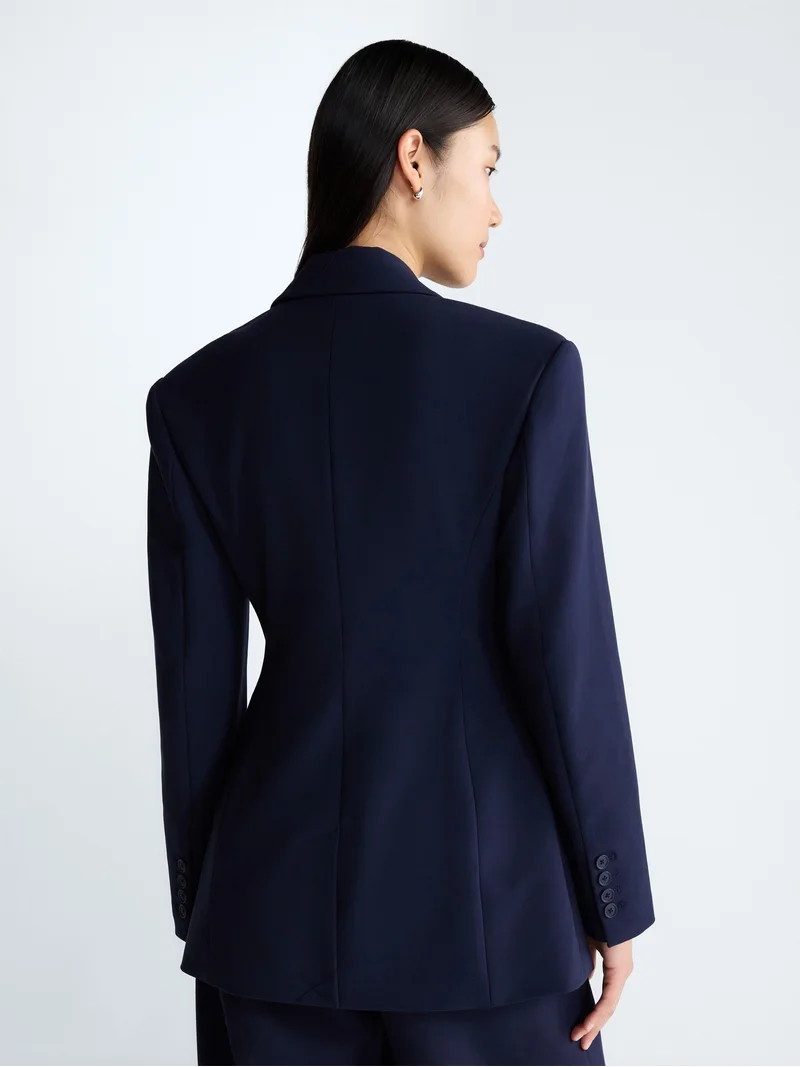 Devil Wears Prada Scoop Collection Women's and Women\u2019s Plus Single Breasted Fitted Blazer, S... | Walmart (US)