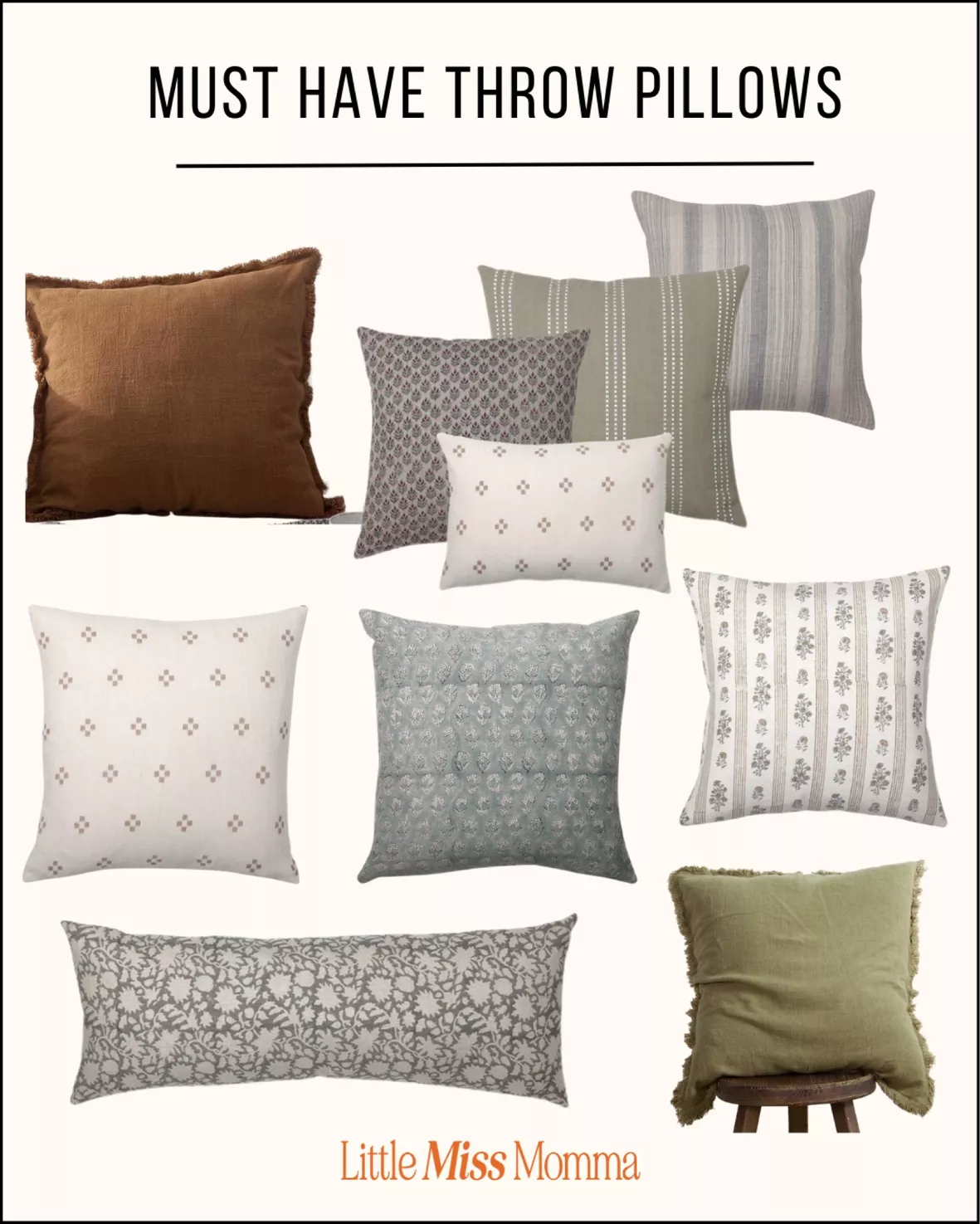  ATLINIA Linen Decorative Throw Pillow Cover 20'' x 20