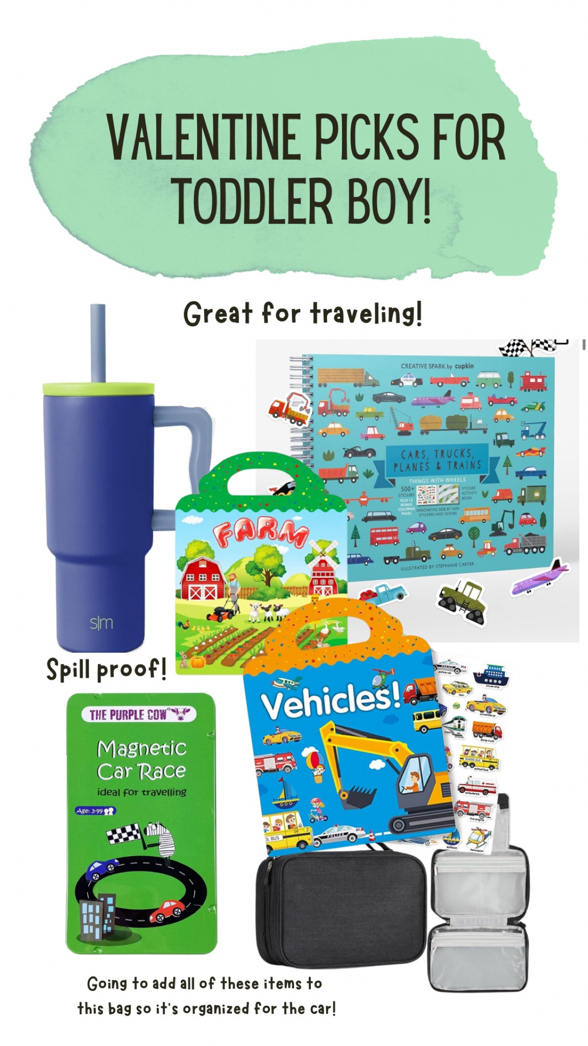 Here are a few things I’m getting Tilden for Valentine’s Day! Most of these items are under $10! All things that he likes to do in the car which is where we are at a lot  

#LTKSeasonal #LTKkids