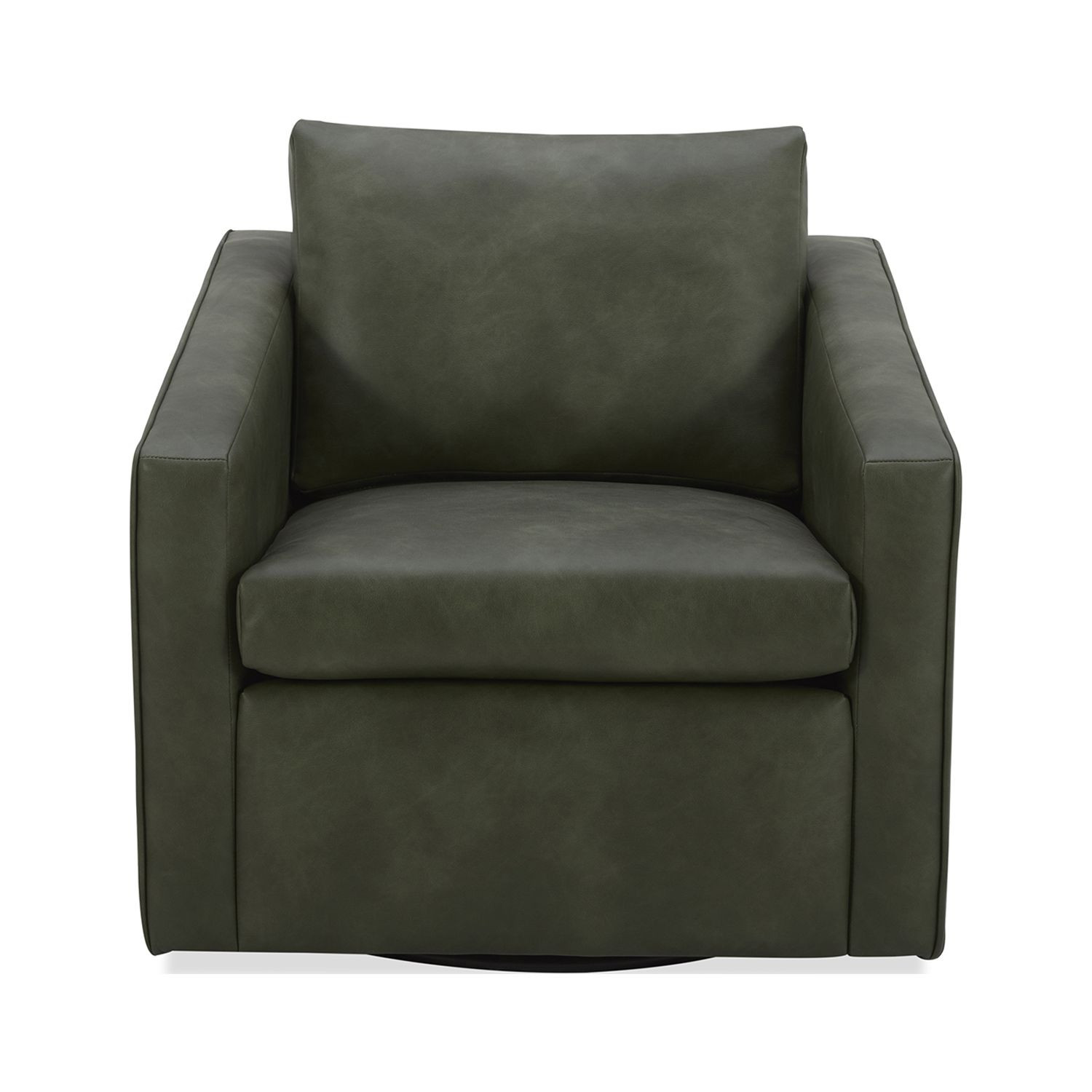 Better Homes & Gardens Steele Swivel Chair, Olive Faux Leather | Walmart (US)