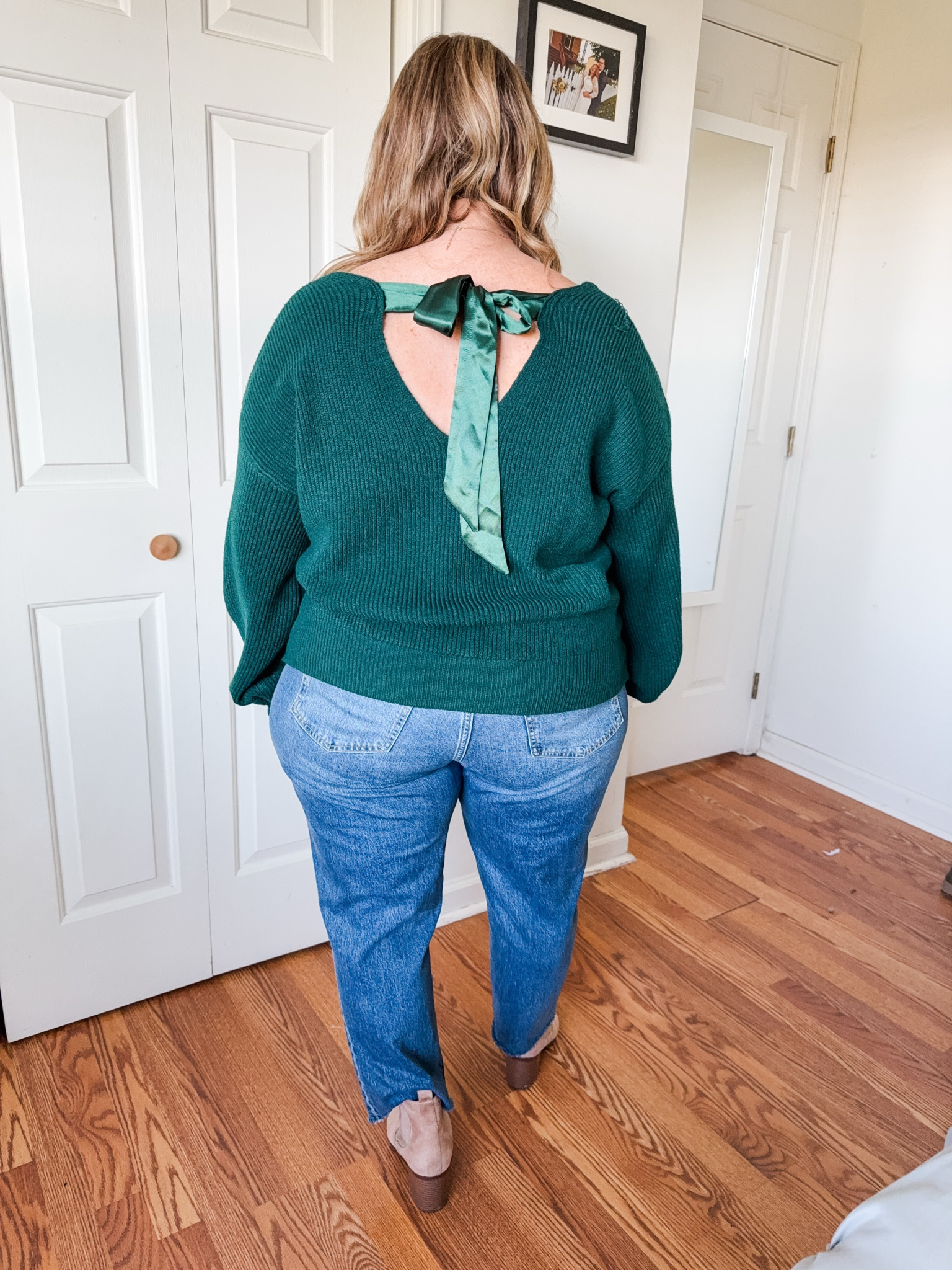 Wearing an XL in my Cupshe sweater and a 33 short in my Jeans 

#LTKSeasonal #LTKHoliday #LTKMidsize