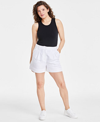 On 34th Women's High-Rise Tailored Shorts, Created for Macy's - Macy's | Macy's