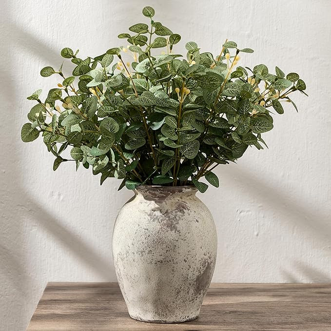 5.94" Ceramic Vase for Home Decor, Decorative Terracotta Farmhouse Rustic Vases for Living Room K... | Amazon (CA)