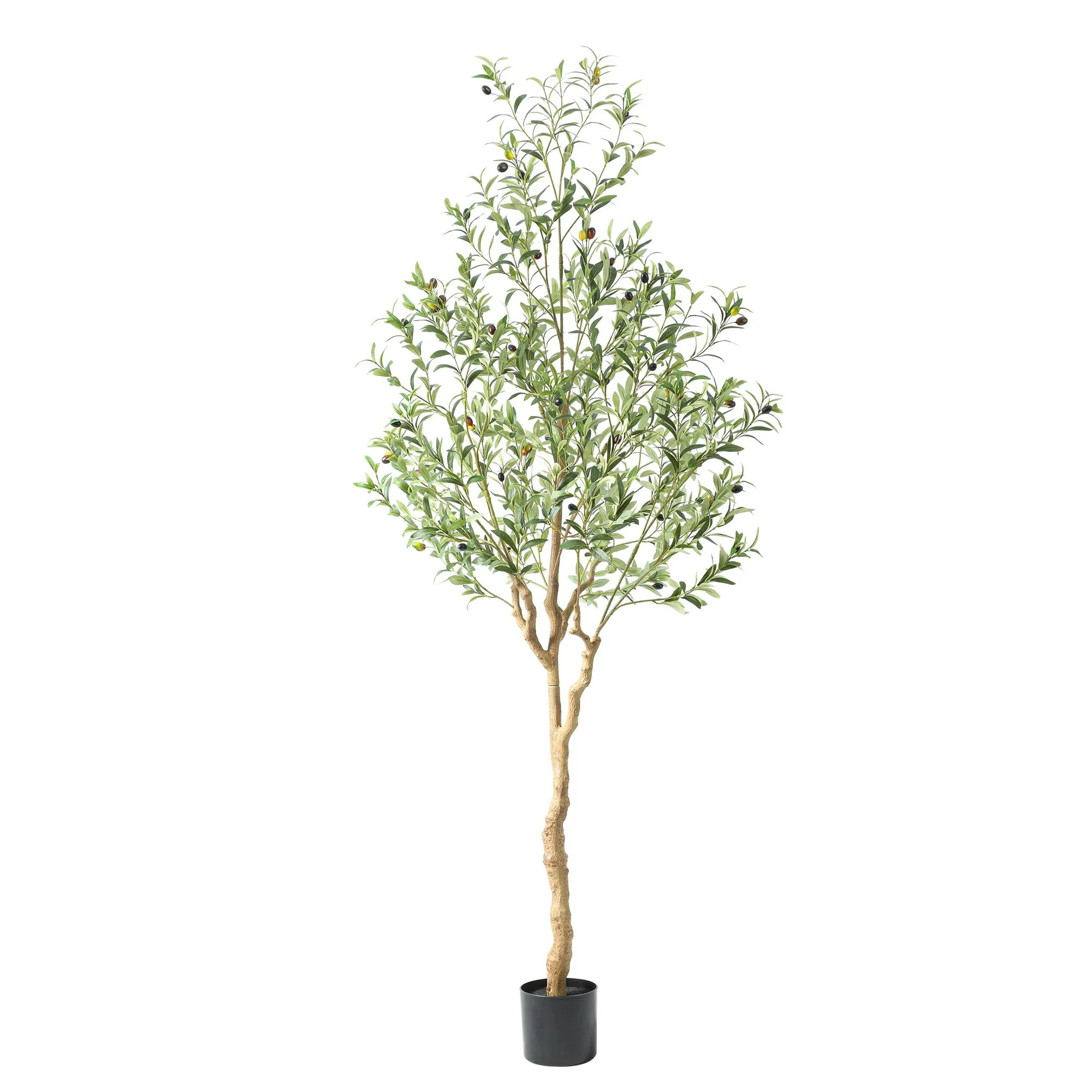 Nafresh 7FT Tall and Fuller Style Artificial Olive Tree, Realistic Faux Olive Plant for Indoor D... | Walmart (US)