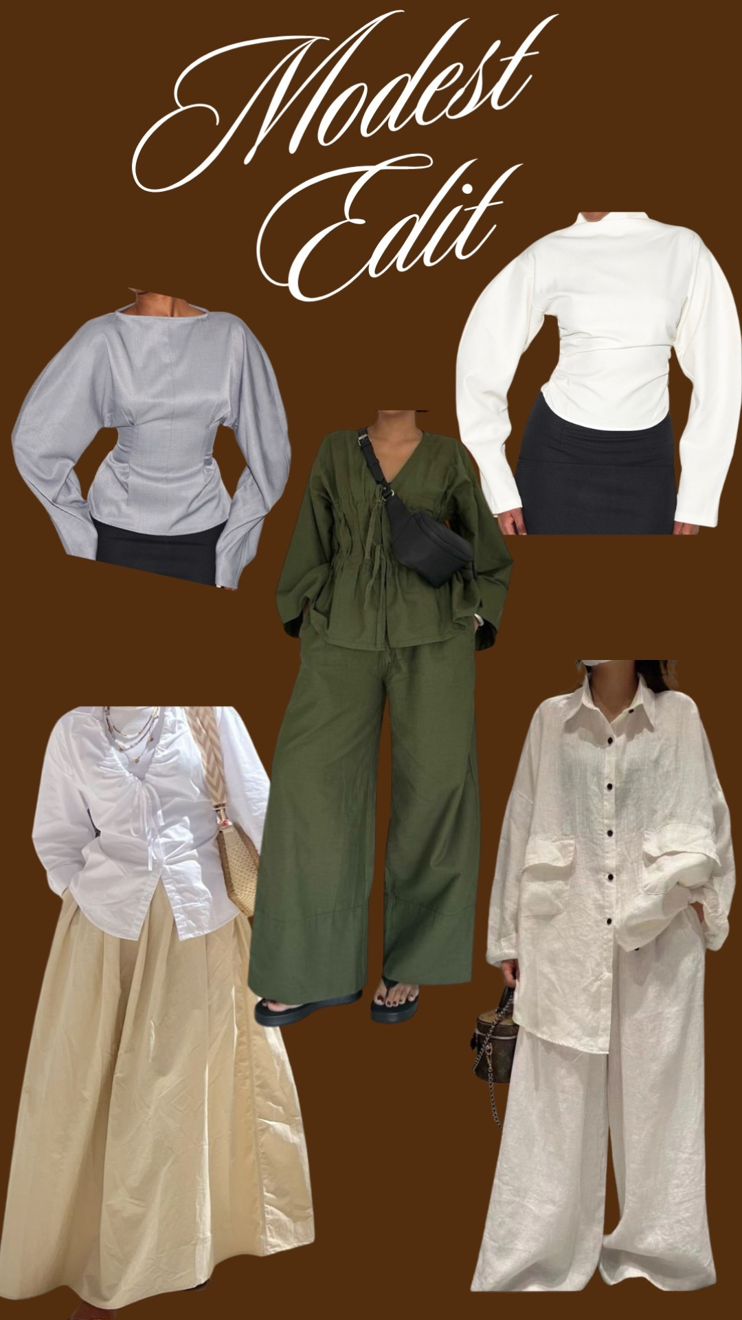 my favourite modest essential pieces for your summer wardrobe 🤎🫰🏽

#LTKStyleTip #LTKSummerEdit #LTKSeasonal