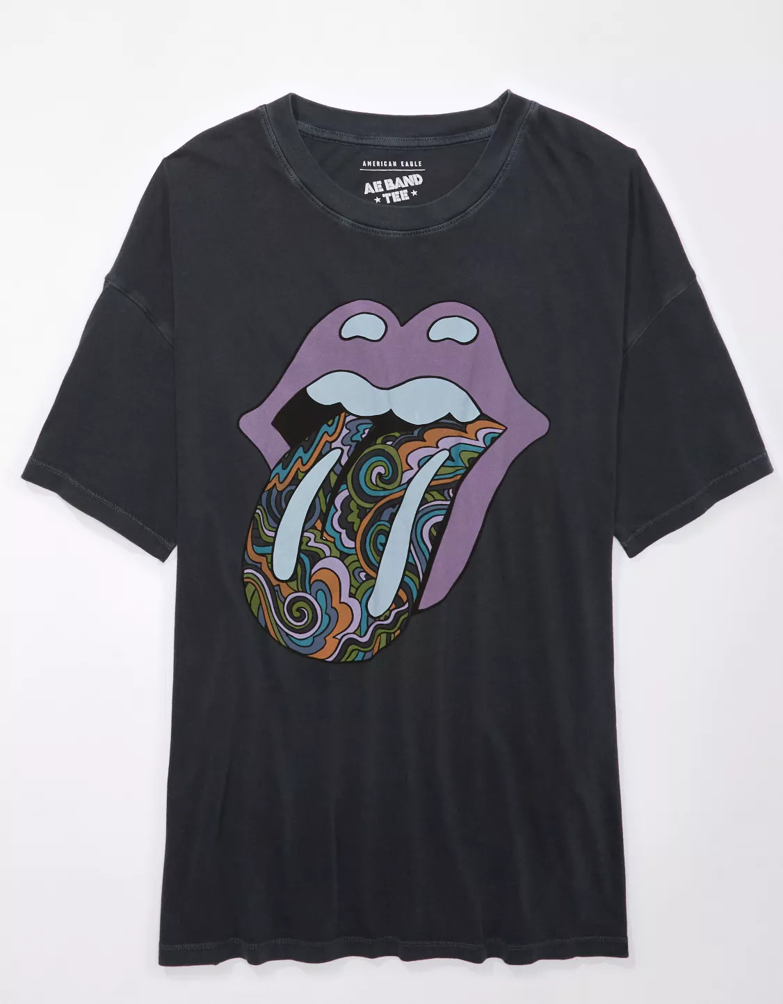 AE Oversized Rolling Stones Graphic Tee | American Eagle Outfitters (US & CA)