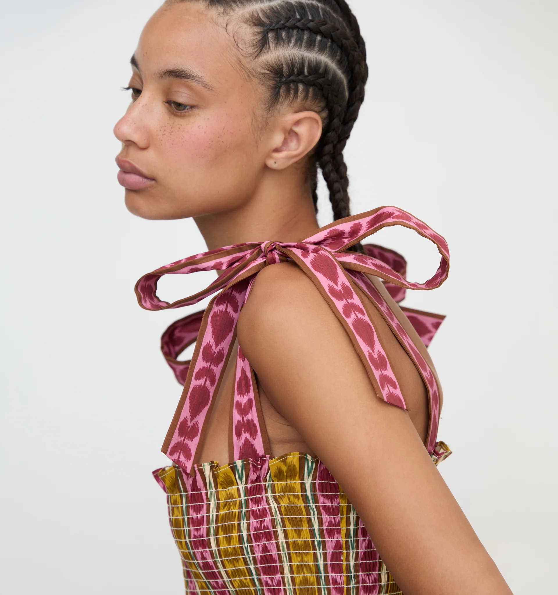 The Ribbon Ellie Nap Dress - Ikat Topiary | Hill House Home US