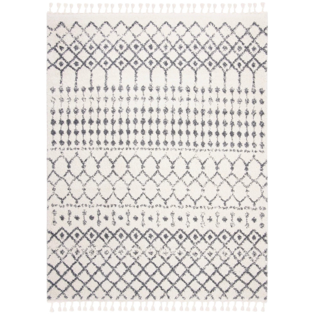 9'x12' Noel Rug Cream/Dark Gray - Safavieh | Target