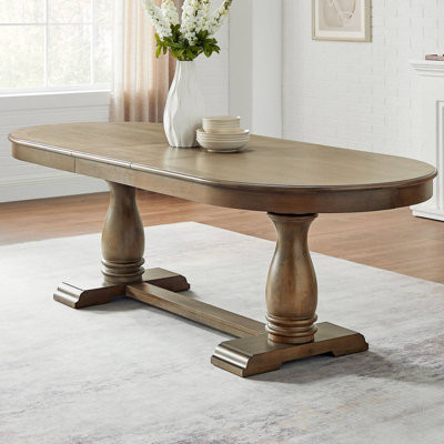 Extendable Oval Wooden Dining Table | Wayfair North America