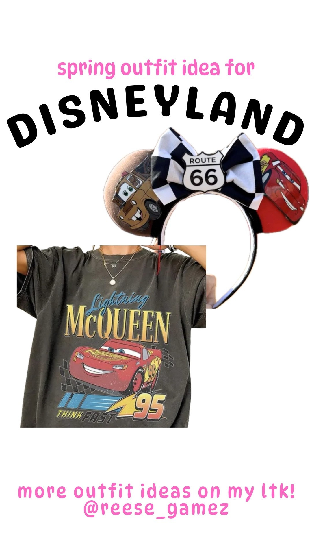 disney outfit, disneyland outfit, disney outfits, disneyland outfits, lightning mcqueen outfit, cars outfit, mickey ears, minnie ears

#LTKTravel #LTKSeasonal #LTKootd