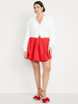 Taffeta Bubble Mini Skirt | Old Navy (US)