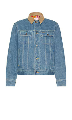 TOPO DESIGNS Sightseer Jean Jacket in Mid Denim from Revolve.com | Revolve Clothing (Global)