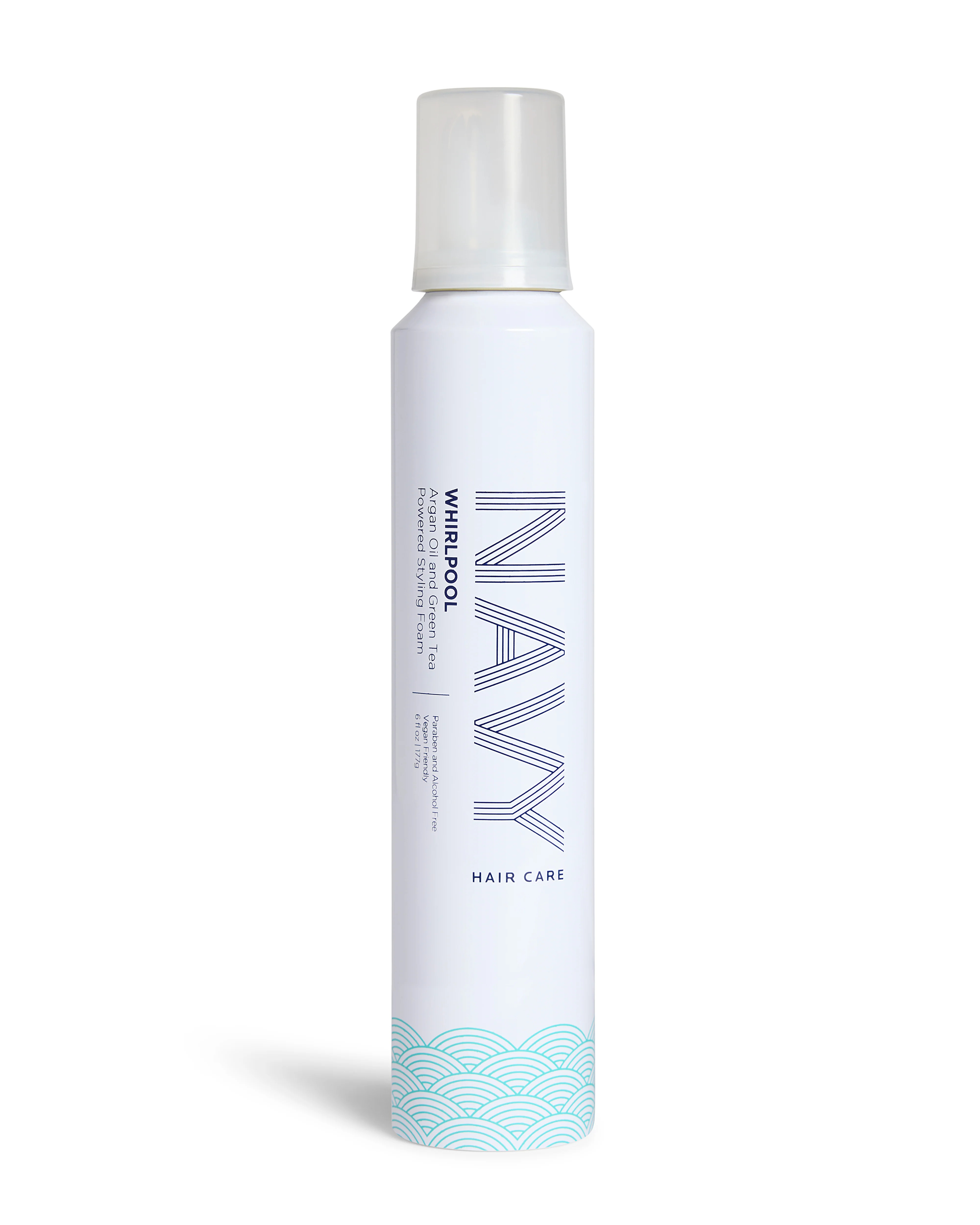 Whirlpool - Argan Oil and Green Tea Powered Styling Foam | NAVY Hair Care