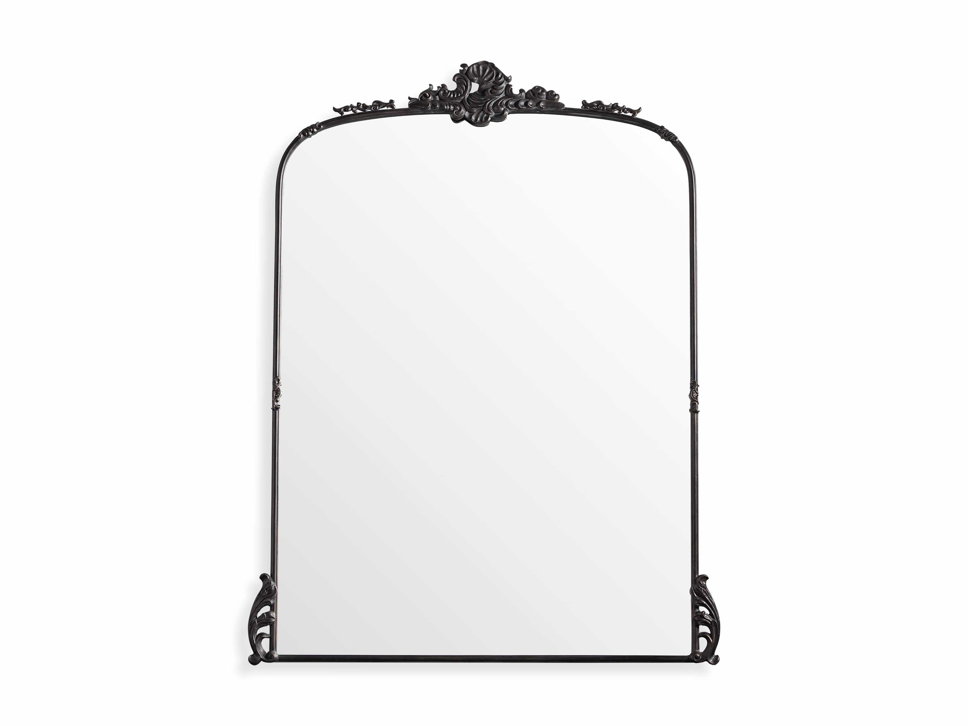 Amelie Grand Floor Mirror in Black | Arhaus