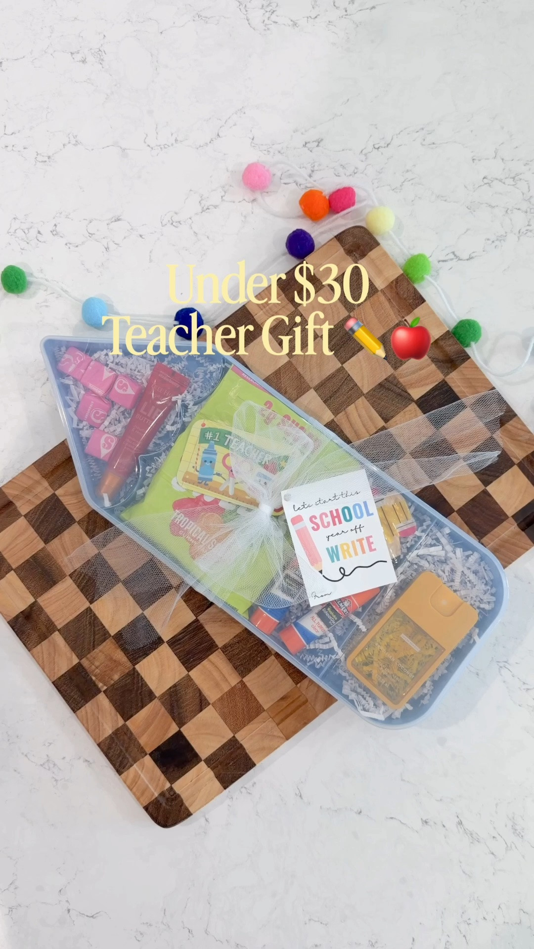 ✏️ The cutest under $30 back-to-school teacher gift! 🍎

Let's start the school year off WRITE with this adorable pencil-shaped gift box filled with thoughtful goodies your teacher will actually use. It's easy to put together, budget-friendly, and guaranteed to make the first day extra special.

Comment "SHOP" for all the links! 💛

#BackToSchoolTeacherGift #TeacherGiftIdeas #TeacherGifts #BackToSchoolIdeas #FirstDayOfSchool

#LTKmomlife #LTKKids