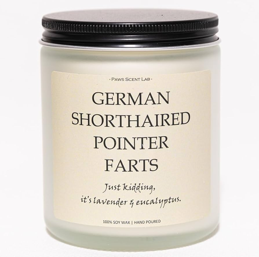 German Shorthaired Pointer Gifts, GSP Gift, Dog Farts Candle, Dog Mom Gifts for Women - Lavender ... | Amazon (US)