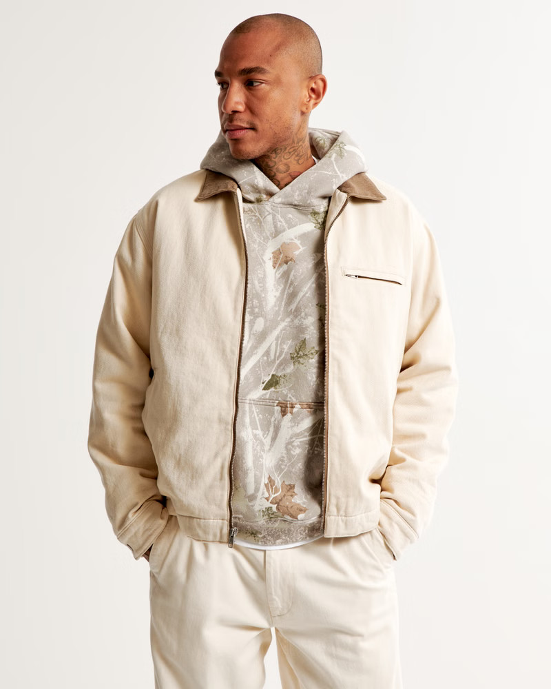 Workwear Lined Jacket | Abercrombie & Fitch (US)