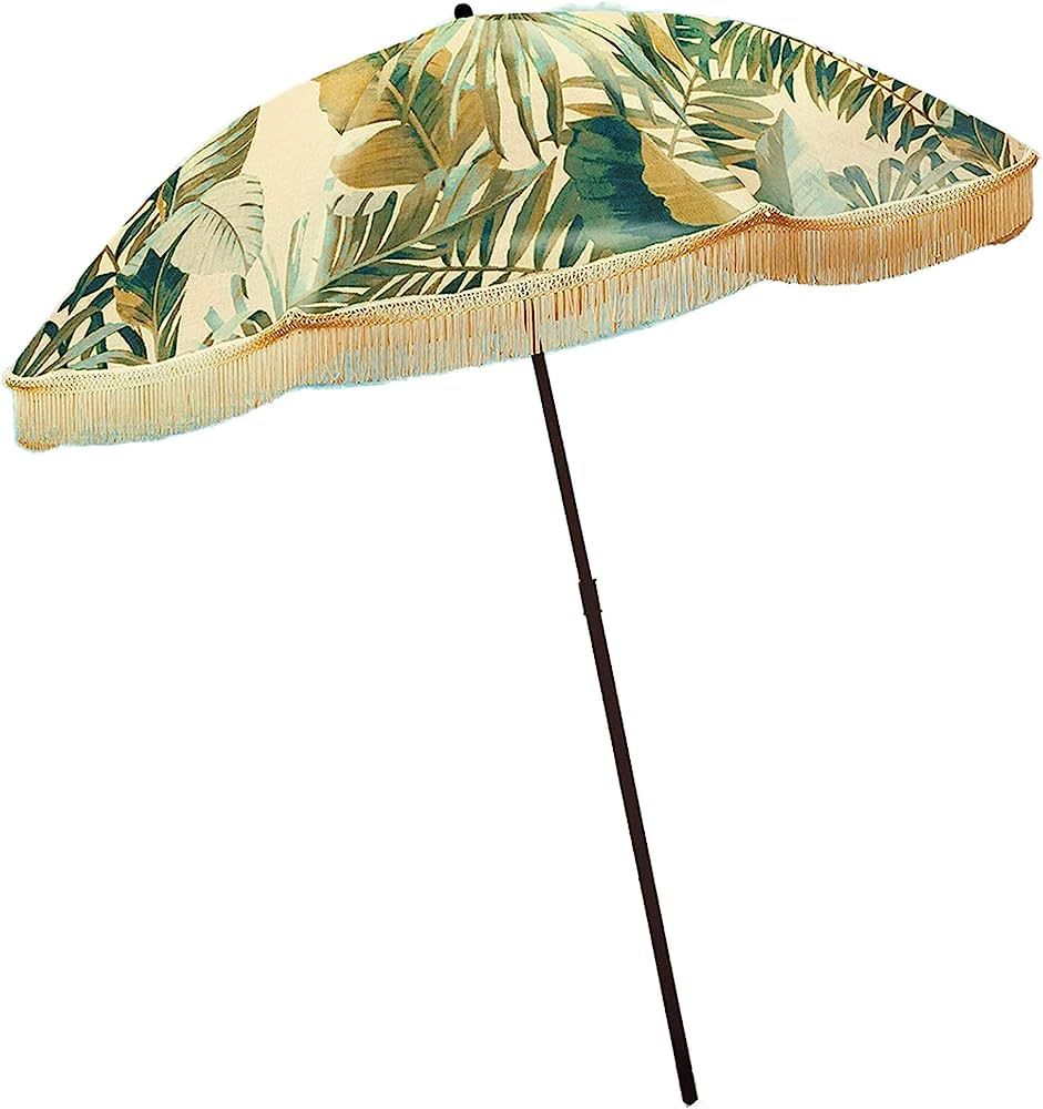 Beach Umbrella for Sand – Best Beach Umbrella Windproof with Sand Anchor Portable Sport Umbrell... | Amazon (US)