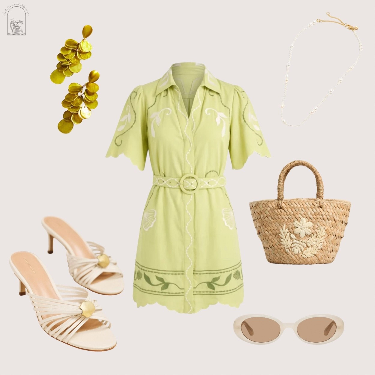 a moment for citron! 🤩 this is the perfect outfit for a summer night out to dinner - this adorable summer bag, paired with strappy cream kitten heels, neutral glasses and playful earrings!

#LTKdayinmylife #LTKootd #LTKSeasonal