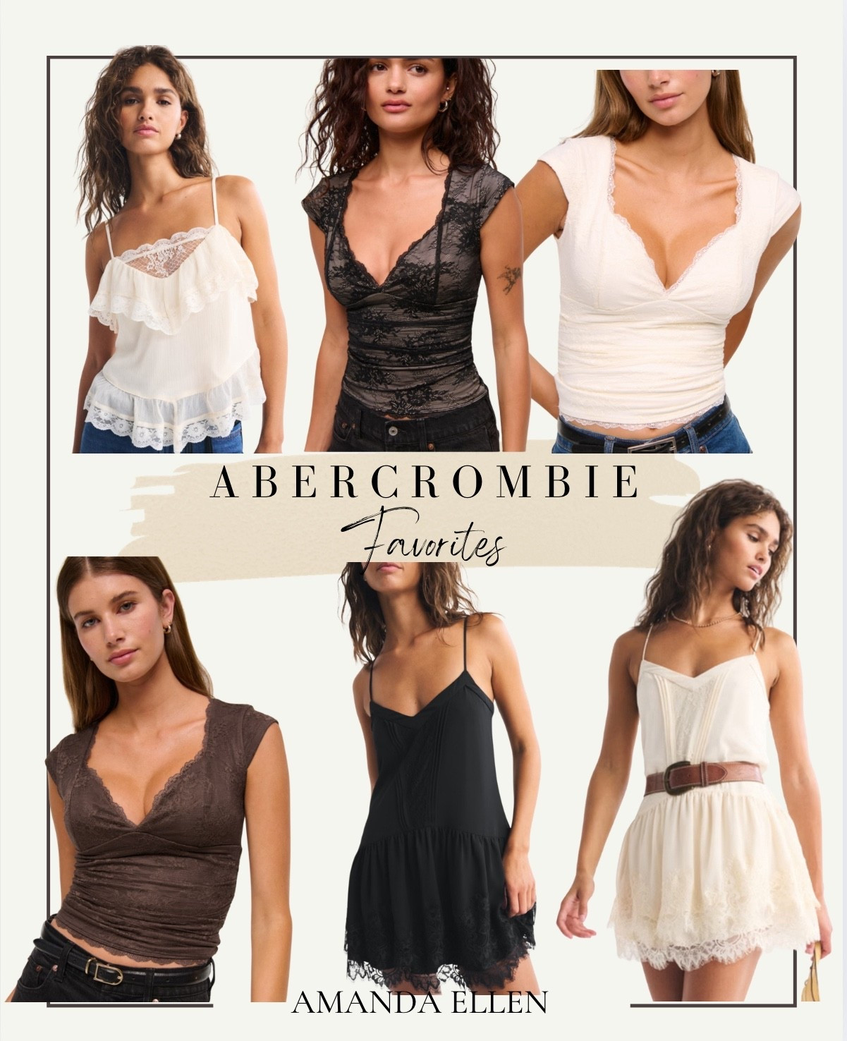 ✨ Lace everything, always. Obsessed with these Abercrombie finds—pretty lace tops + dreamy lace dresses that feel so perfect for fall layering. 🍂🖤 Feminine, timeless, and so easy to dress up or down. #AbercrombieStyle

Abercrombie lace tops, Abercrombie lace dresses, fall Abercrombie favorites, lace outfit ideas, feminine fall fashion, lace layering pieces, Abercrombie fall style, lace dresses for autumn


#LTKStyleTip #LTKFindsUnder100 #LTKCon