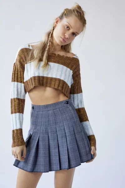 BDG Winona Distressed Cropped Sweater | Urban Outfitters (US and RoW)