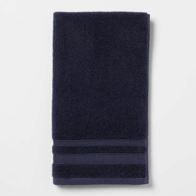 Performance Hand Towel Navy Blue - Threshold™ | Target