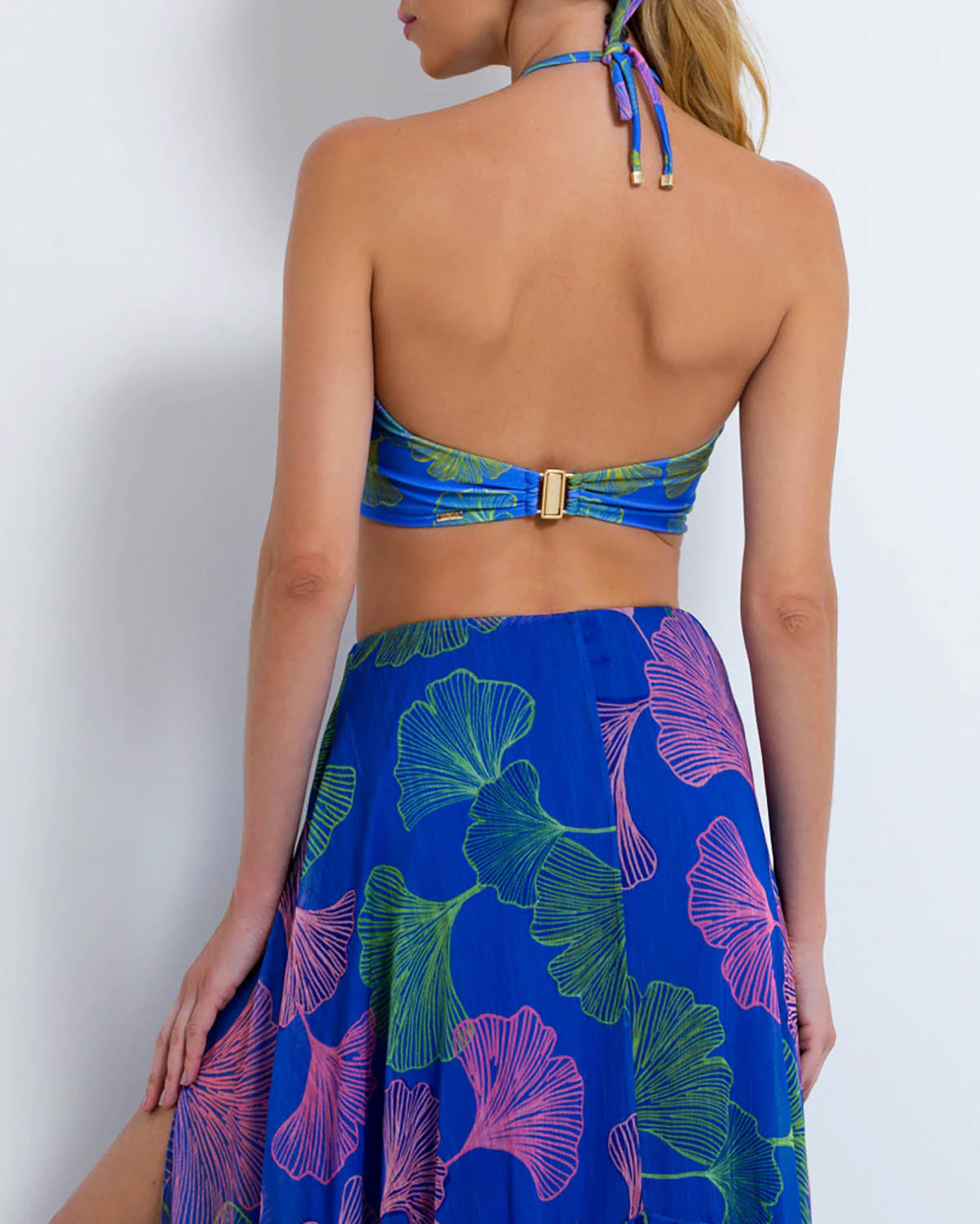 Ocean Leaf Cross-Front Beach Dress (FINAL SALE) | PatBO