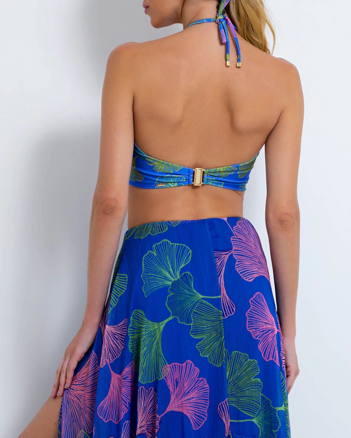 Ocean Leaf Cross-Front Beach Dress (FINAL SALE) | PatBO