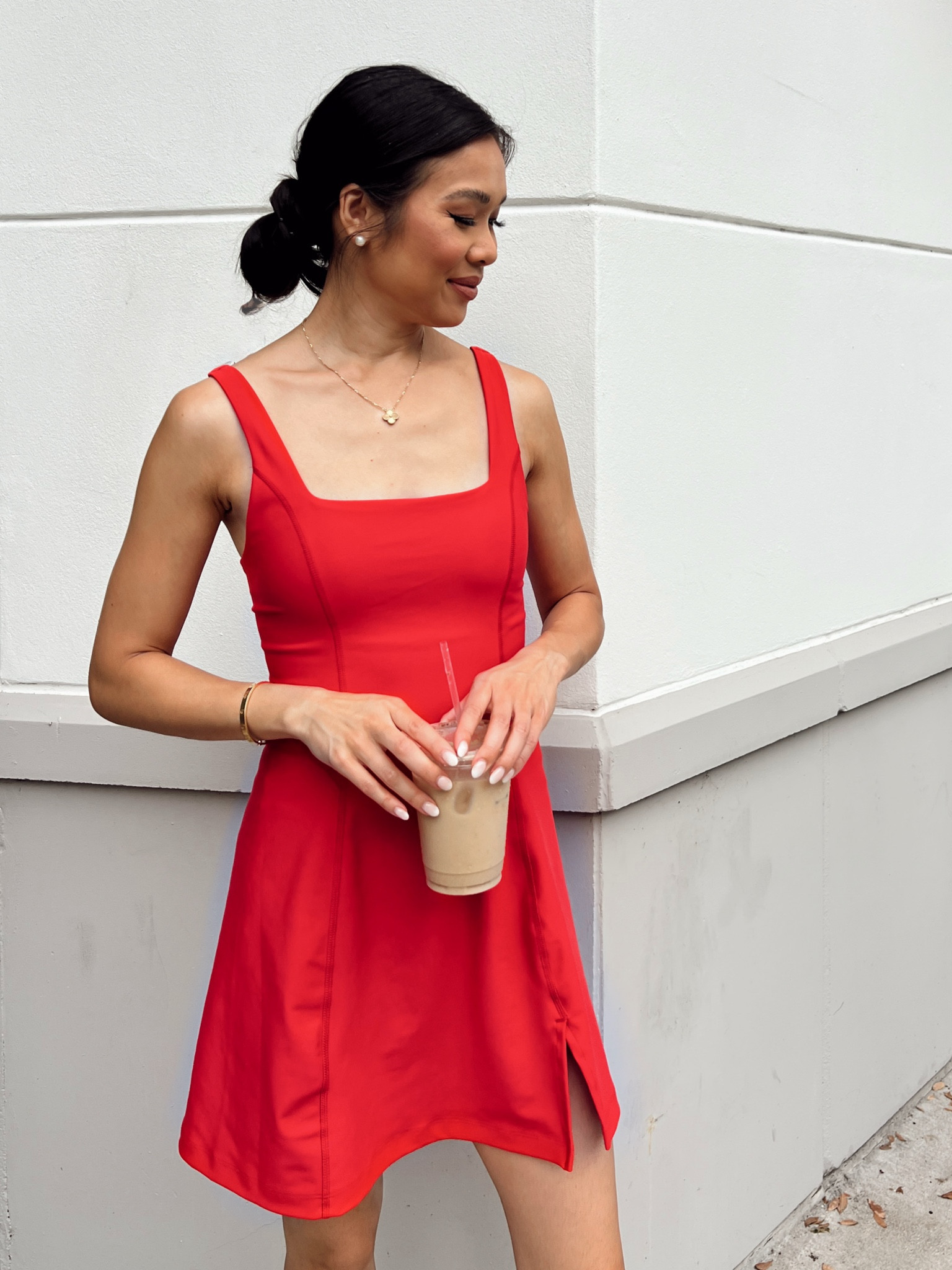  My favorite athletic dress on sale for 15% off. Wearing size XS and it fits true to size and is nursing friendly. Has adjustable straps and the shorts have built in pockets. Also linking my easy makeup products too  

#LTKxAF #LTKSaleAlert #LTKFitness