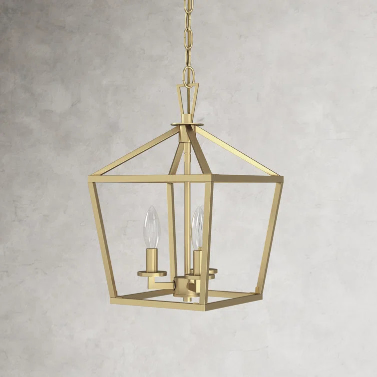 Hastings 3-Light Lantern Geometric Chandelier | Wayfair Professional