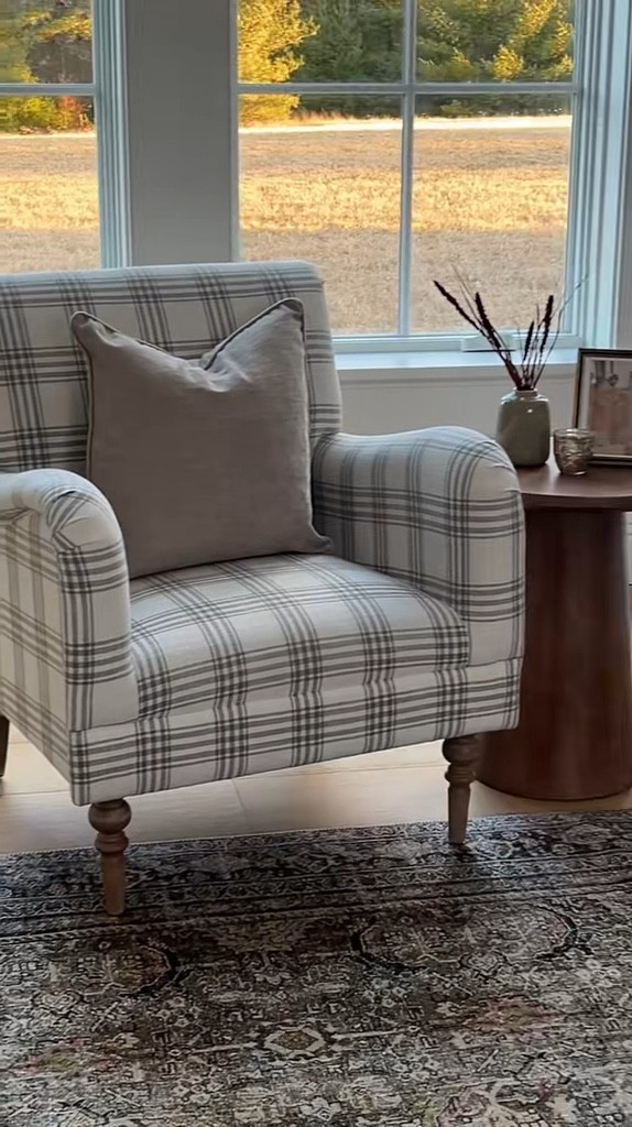 Loving these side chairs in my great room!  The plaid pattern is my favorite. Showing you the Gray color!

Living room furniture | affordable home | home decor | winter home | accent chair | Hulala home 

#LTKFamily #LTKHome #LTKSeasonal