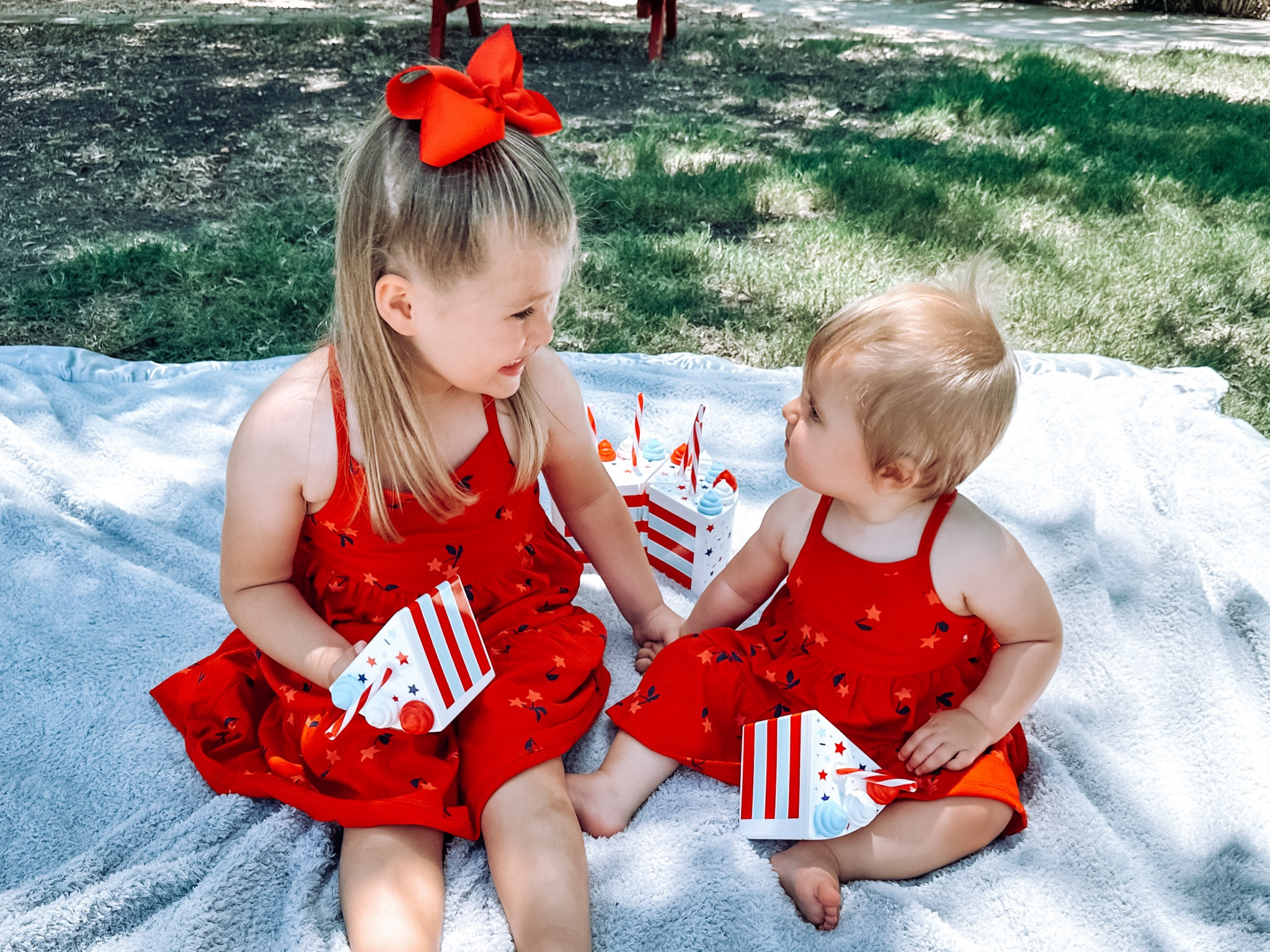 Anytime I can have them match on a holiday… I make it happen! These dresses are so fun for the Fourth of July but great for all summer long! 🇺🇸

#LTKKids #LTKFamily #LTKBaby