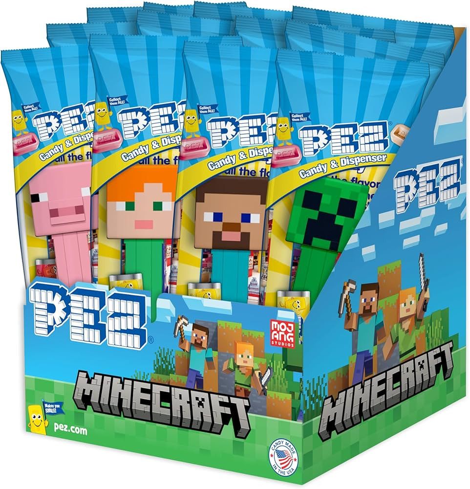 Minecraft PEZ Party Pack (12 pack - each individually wrapped) | Amazon (US)