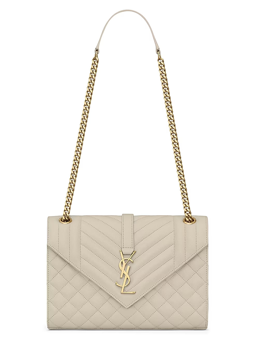 Medium Envelope Monogram Matelassé Leather Shoulder Bag | Saks Fifth Avenue