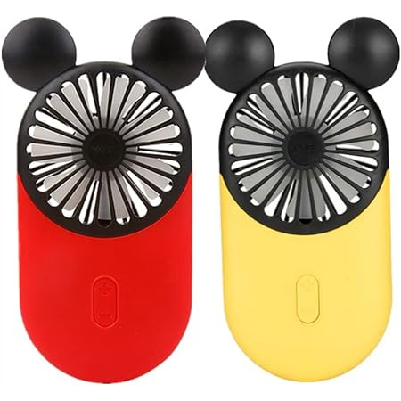 Kbinter Cute Personal Mini Fan, Handheld & Portable USB Rechargeable Fan with Beautiful LED Light... | Amazon (US)