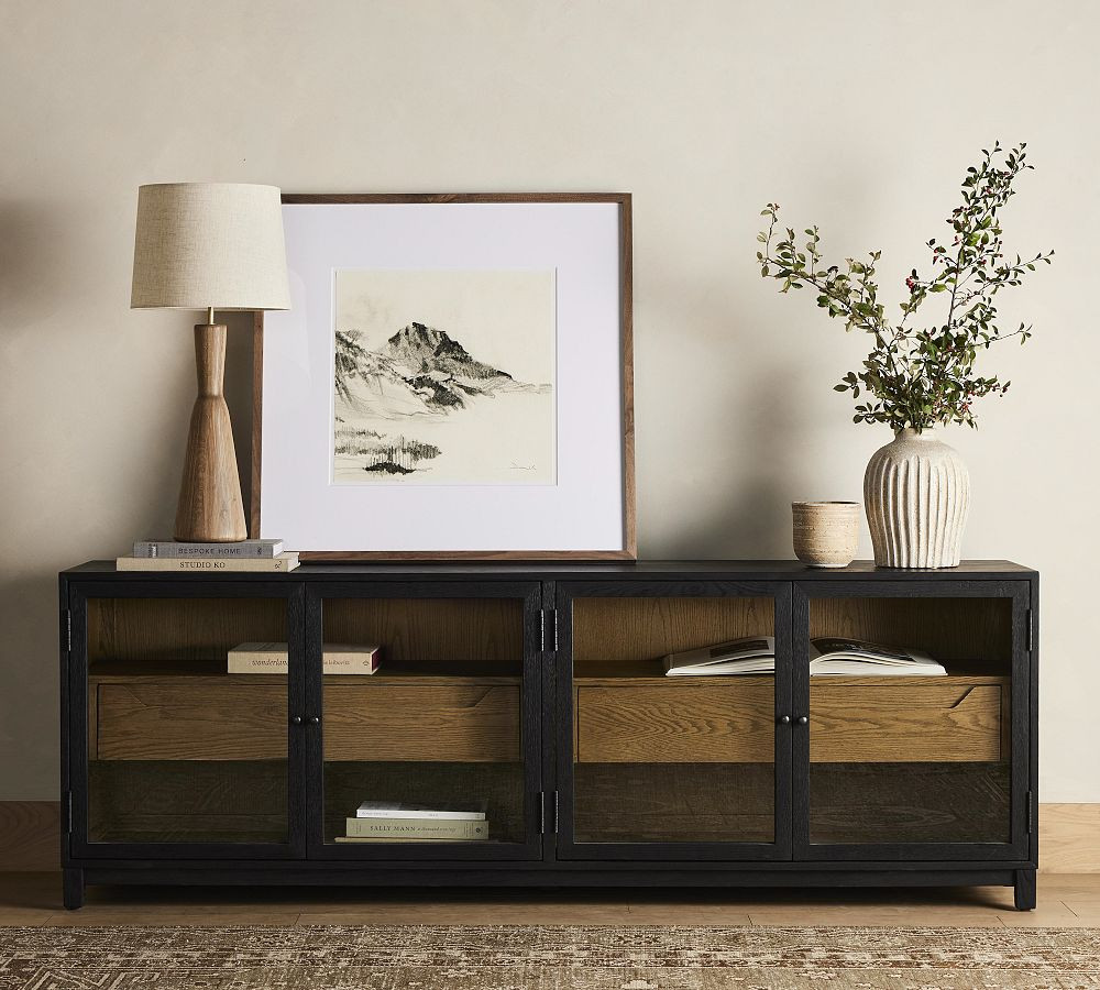 Bryer Media Console (78.5") | Pottery Barn (US)