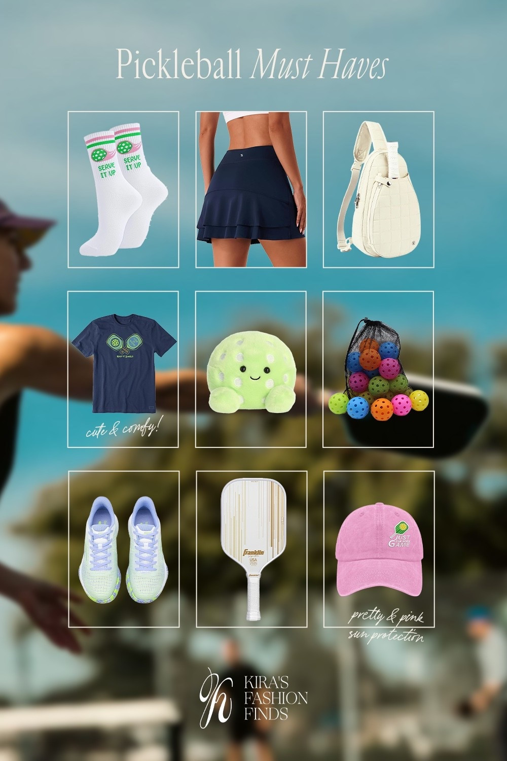 Scroll to shop! ✨ Pickleball essentials.

Desliza para comprar. ✨ Esenciales para jugar pickleball.

📲 Download the free LTK app & follow me @kirasfashionfinds to shop all my daily finds.

#LTKmomlife #LTKfitnessgoals #LTKgrwm