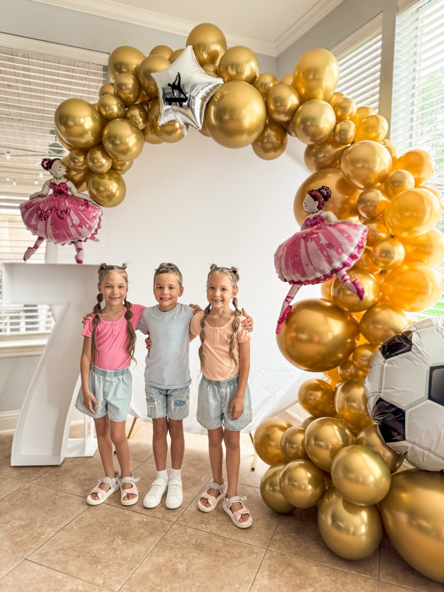 The triplets turned 7!

Diy birthday party, diy photo op, diy balloon arch, diy balloon garland, balloon arch ring, balloon garland, kids birthday, kids party, kids birthday partyy

#LTKparties #LTKfamily #LTKkids