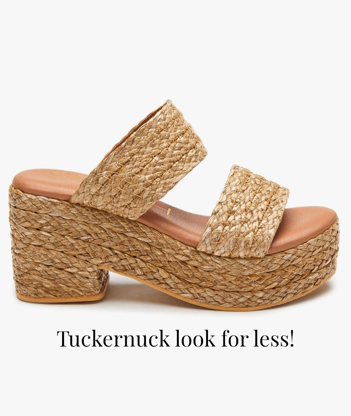 Tuckernuck look for less! Raffia sandals, block heel sandals, summer trend, summer shoe trend, Amazon sandals. Glassalwaysfull 

#LTKmomlife #LTKTravel #LTKSeasonal