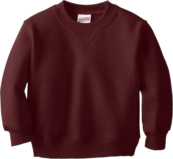 Soffe Little Boys' Crew Sweatshirt | Amazon (US)