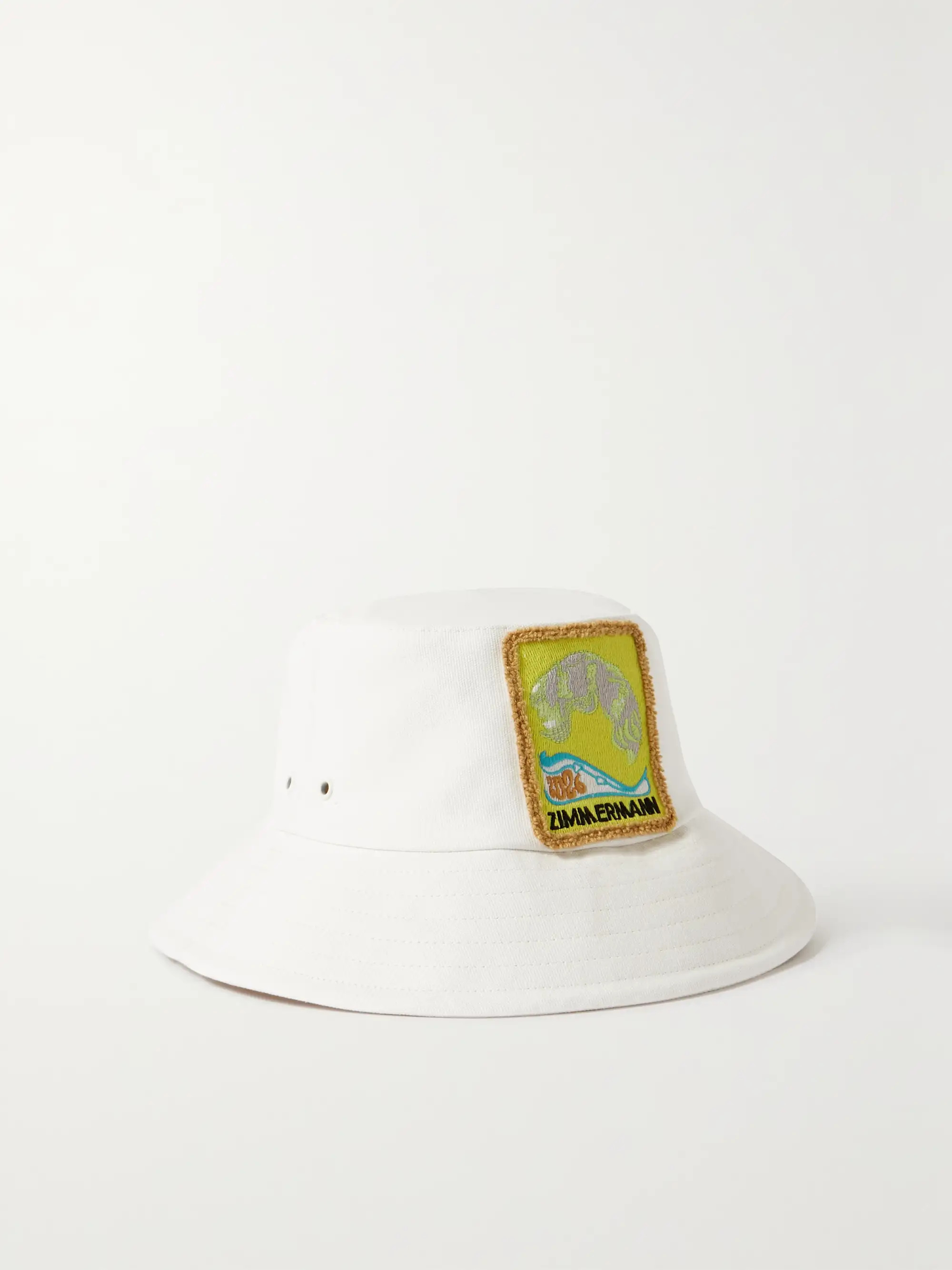 Appliquéd cotton-twill bucket hat | NET-A-PORTER APAC