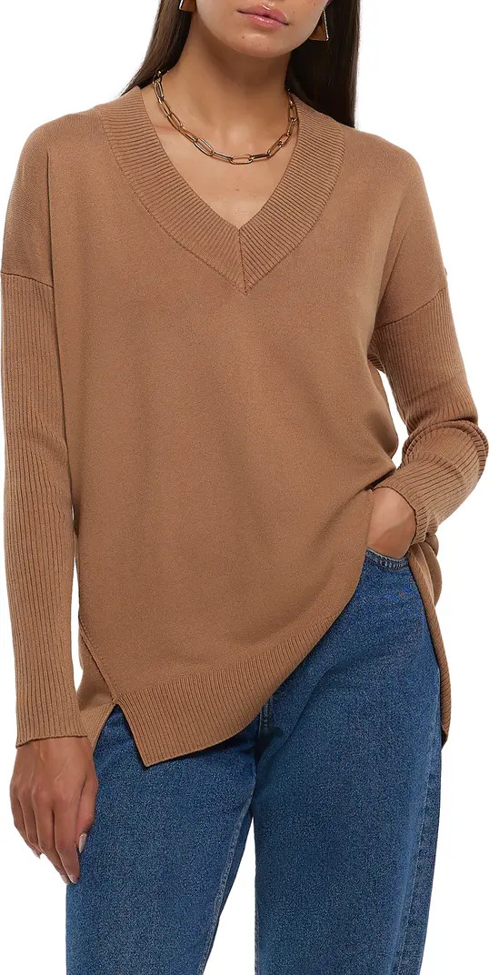 River Island V-Neck Sweater | Nordstrom | Nordstrom