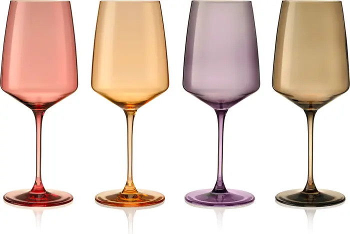 Reserve Nouveau Crystal Wine Glasses Set of 4 | Nordstrom