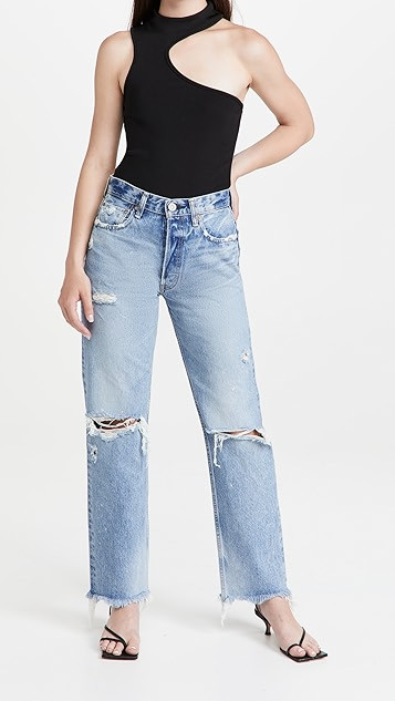 MV Odessa Wide Straight Jeans | Shopbop