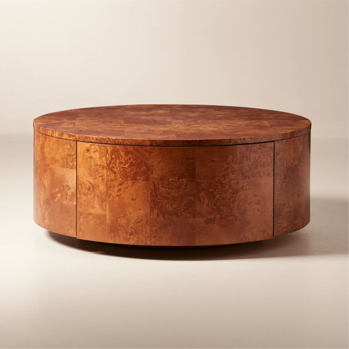 Click for more info about Burl Rotating Coffee Table + Reviews | CB2