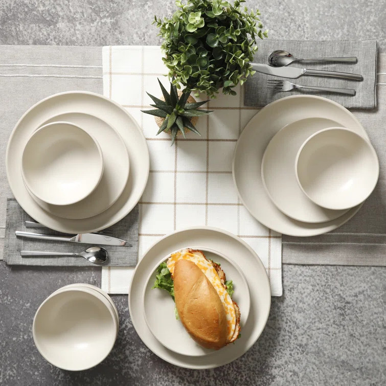 Shila 12 Piece Dinnerware Set, Service for 4 | Wayfair North America