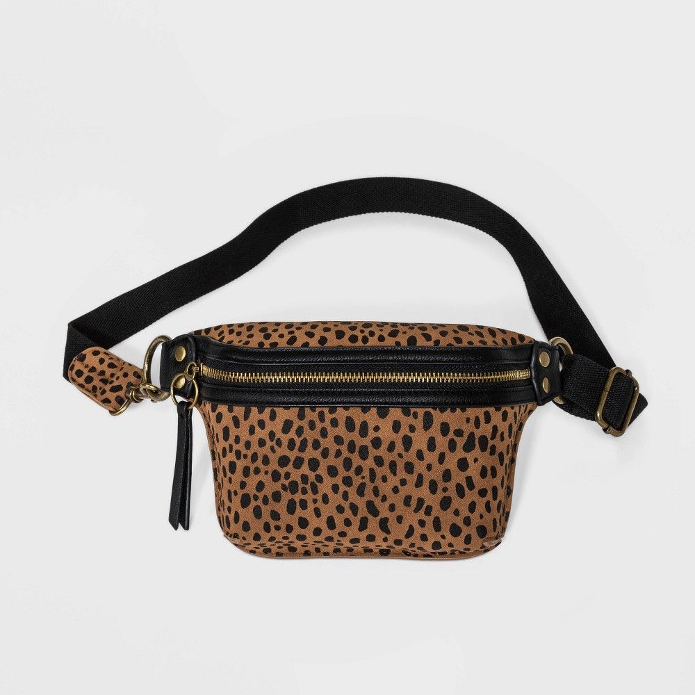 Women's Leopard Print Fanny Pack- Universal Thread , MultiColored | Target