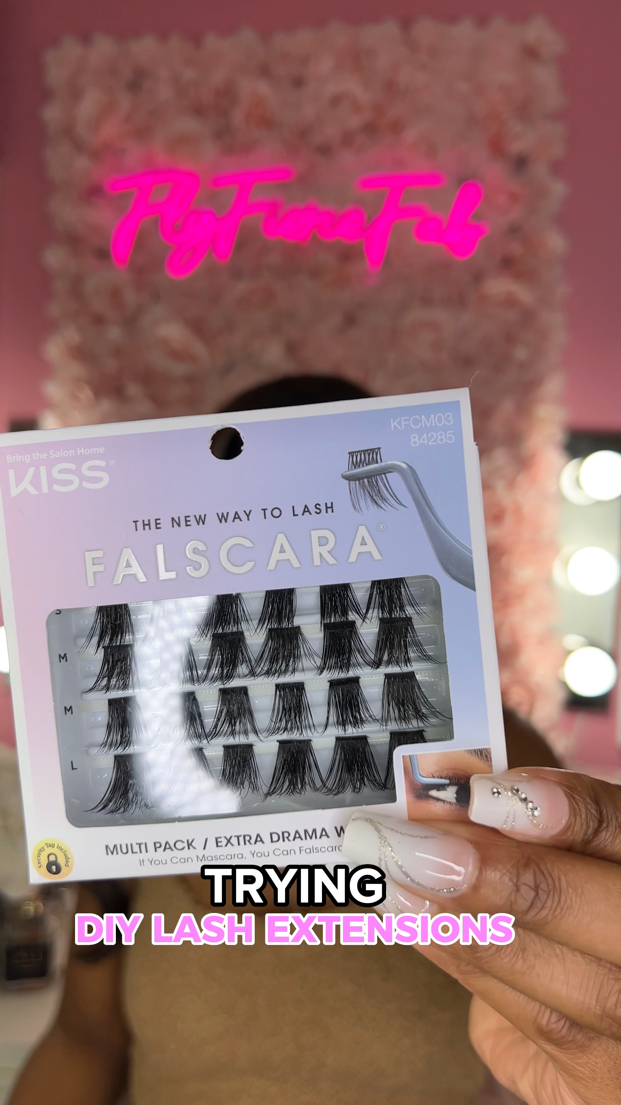 My friends at KISS gifted me their Falscara DIY Lash Extensions, and here’s how I put them on!

💜 Apply the seal on bare lashes (it goes on like mascara & tints your lashes)
💜 Apply the wisps underneath your lashes. I used 2 long, 2 medium, 1 short
💜 Apply the seal under the wisps

It was so easy to do! This was my first time trying lash extensions & I got them on in like 5 minutes. 

#LTKbeauty #LTKFind #LTKunder50